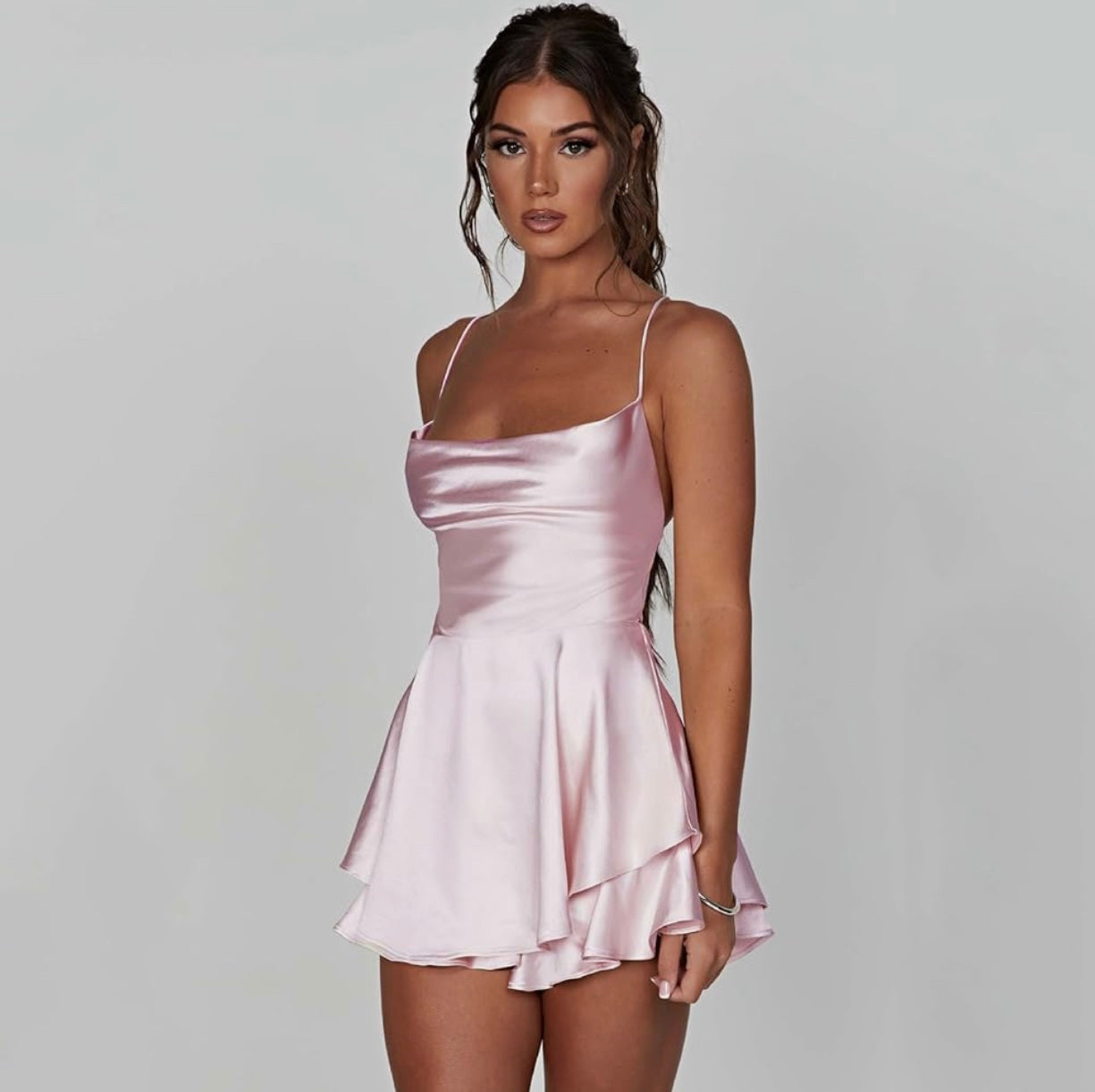 Vestido Satinado Cami