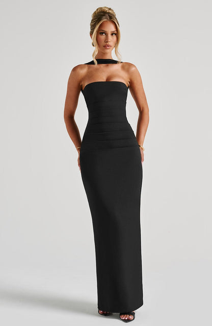 Yulia Maxi Dress - Negro