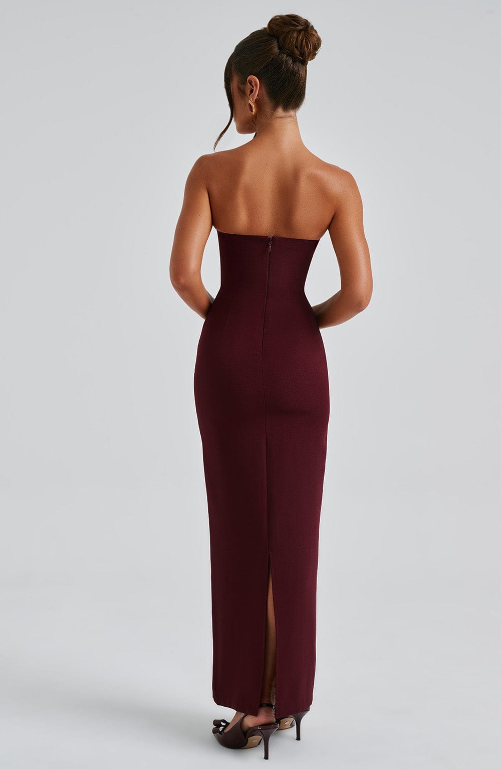 Yulia Maxi Dress - Cereza Lacquer