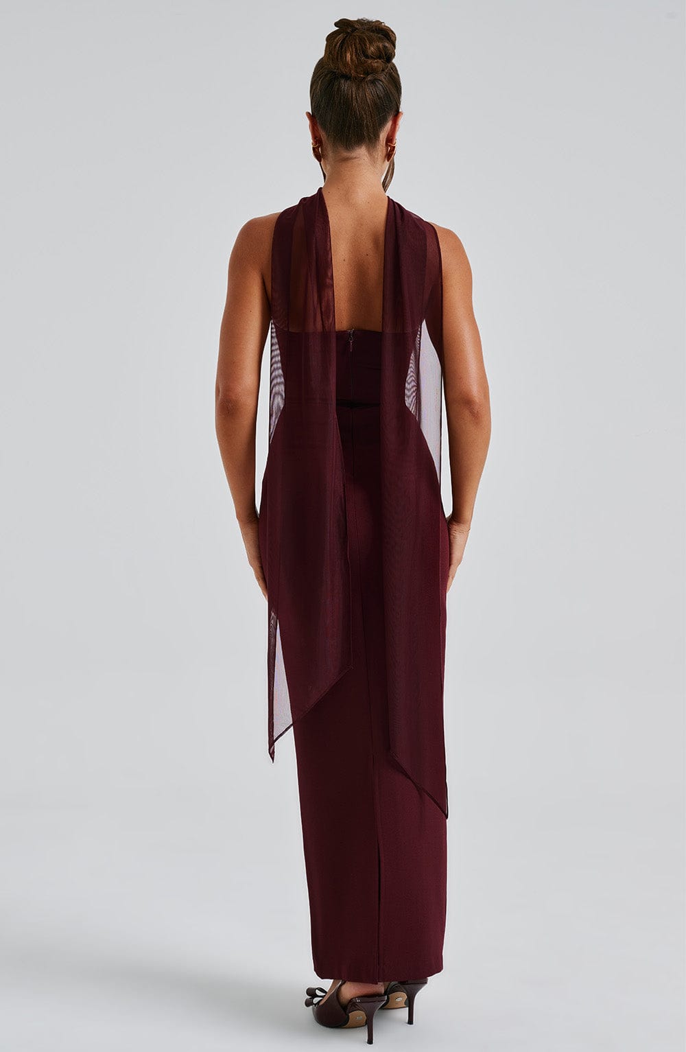 Yulia Maxi Dress - Cereza Lacquer